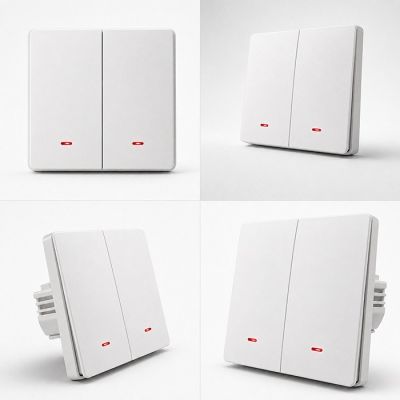 4. QOLTEC WŁĄCZNIK/WYŁĄCZNIK ŚWIATŁA | 2-KANAŁOWY | WI-FI | TIMER | TUYA | BIAŁY