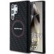 Etui AMG Silicone Carbon Pattern MagSafe na Samsung Galaxy S24 Ultra - czarne