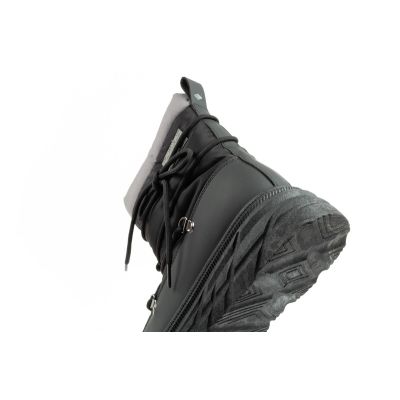 7. Lee Cooper buty sportowe damskie zimowe trekkingowe ocieplane czarne szare