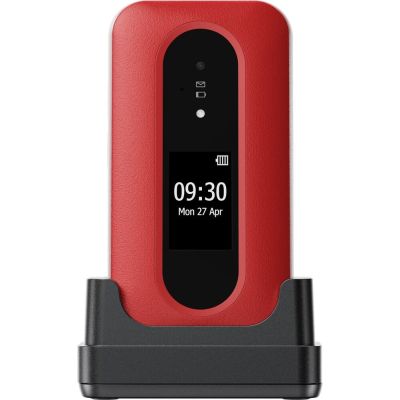 8. Doro Leva L30 7,11 cm (2.8") 142,7 g Czerwony, Biały Telefon funkcjonalny