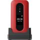 8. Doro Leva L30 7,11 cm (2.8") 142,7 g Czerwony, Biały Telefon funkcjonalny