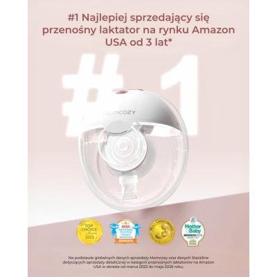 10. Laktator Momcozy M5 podwójny czerwony