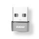 3. Dudao adapter przejściówka ze złącza USB Type-C na USB czarny (L16AC black)