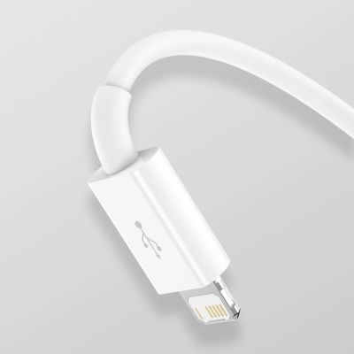 8. Kabel Baseus Superior Series USB-A - USB-C / Lightning / micro USB 3.5A 0.5m - biały