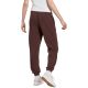 3. Spodnie damskie adidas Essentials Small Logo French Terry Cuffed brązowe JX3864