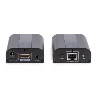 3. DIGITUS PRZEDŁUŻACZ (EXTENDER) HDMI 30M/60M PO SKRĘTCE CAT.6 4K2K 30HZ/60HZ UHD HDCP 2.2 IR AUDIO (ZESTAW) DS-55204