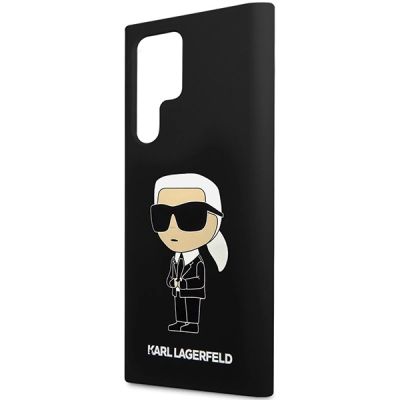 6. Etui Karl Lagerfeld Silicone Ikonik na Samsung Galaxy S24 Ultra - czarne