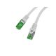 2. LANBERG PATCHCORD S/FTP KAT.7 LSZH CU 1M SZARY FLUKE PASSED PCF7-10CU-0100-S