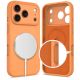 2. Etui Tech-Protect Silicone MagSafe na iPhone 17 Pro - pomarańczowe