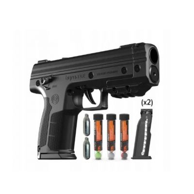11. Pistolet BYRNA LE BLACK k.68 CO2-12g zestaw