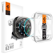 Szkło hartowane Spigen Glas.TR EZ Fit na Samsung Galaxy Watch Ultra (47 mm) - przezroczyste (2-pak)