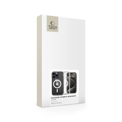 4. Etui Tech-Protect FlexAir Hybrid MagSafe na iPhone 16 Pro - przezroczyste