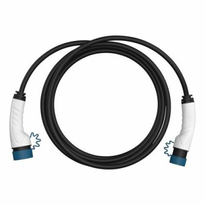8. Ansmann 1900-0120 kabel do ładowania pojazdów elektrycznych Czarny Typ 2 3 7,5 m