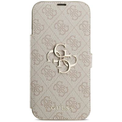 3. Etui Guess Book 4G Metal Logo na iPhone 18 Pro Max / 17 Pro Max - różowe