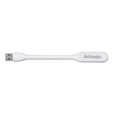 Activejet Lampka do komputera czytania USB 5V Biała