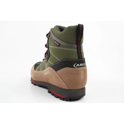 5. Aku Trekker Gore-tex buty trekkingowe męskie turystyczne za kostkę zielone