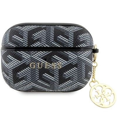 Etui Guess GCube Charm na AirPods Pro - czarne