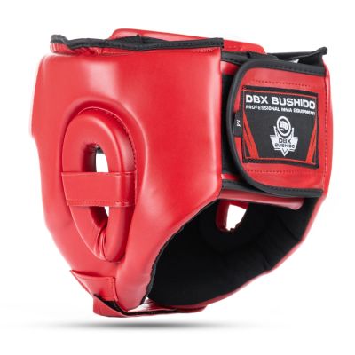 6. Kask Bokserski Turniejowy CZERWONY