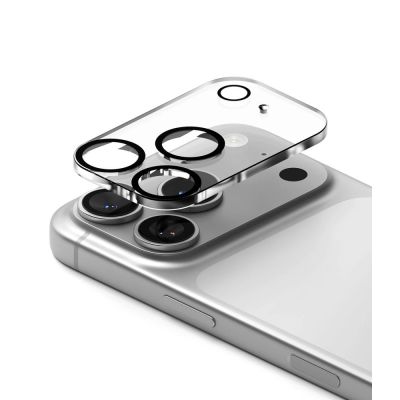 2. Szkło hartowane na wyspe aparatu Ringke Camera Full Cover 2-Pack na iPhone 18 Pro Max - czarna