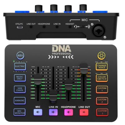 5. DNA SC ONE - Mikser analogowy, efekt zmiany głosu, wbudowane efekty dźwiękowe