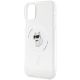 6. Etui Karl Lagerfeld IML Choupette MagSafe na iPhone 11 / Xr - przezroczyste