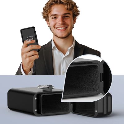 6. Etui na kluczyki samochodowe Tech-Protect KLR200 metalowe blokujące RFID - czarne