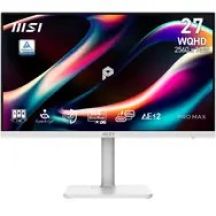 MSI PRO MAX 271QPHW E14 monitor komputerowy 68,6 cm (27") 2560 x 1440 px Wide Quad HD LCD Biały