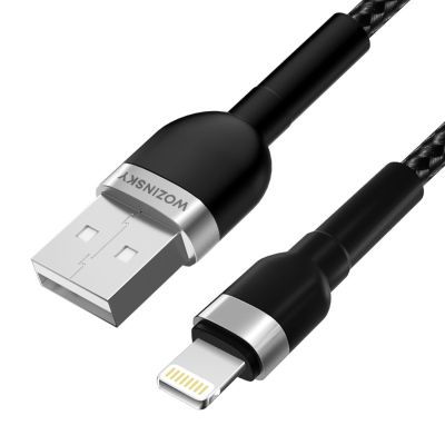 3. Kabel Wozinsky WNBAL2 USB-A / Lightning 2.4A 2 m - czarny
