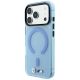 2. Etui BMW M IML Frosted Metal Logo & Trims MagSafe na iPhone 17 Pro Max / 18 Pro Max - niebieskie