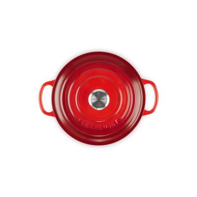 4. Le Creuset Signature Roaster okrągły 22cm wiśniowy