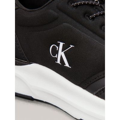 6. Calvin Klein damskie sneakersy LOW CUT LACE-UP SNEAKERS V3X9-83010-1464999 BLACK