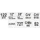7. Zestaw kluczy YATO YT-38901 (122)
