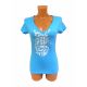 T-shirt damski LEONE LW1011/S16 turkusowy "M"