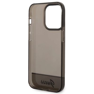 7. Etui Guess Translucent na iPhone 14 Pro - czarne