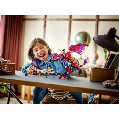 4. LEGO NINJAGO 71832 Smok chaosu Kiełogrzmot