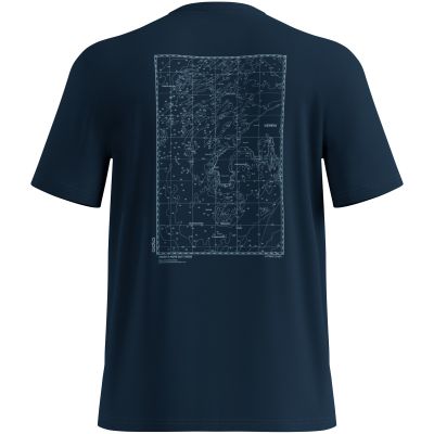 2. Koszulka z krótkim rękawem męska ODLO T-shirt crew neck s/s COTTON BLEND UNLIMITED granatowa