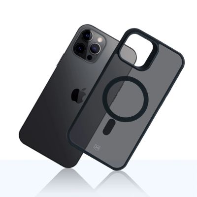12. Etui 3mk Smoke MagCase na Apple iPhone 12 Pro Max - czarne