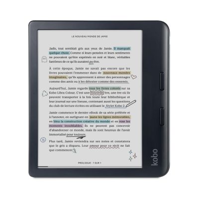 37. Czytnik Ebook Kobo Libra Colour 7" E-Ink Kaleido 3 32GB WI-FI Black