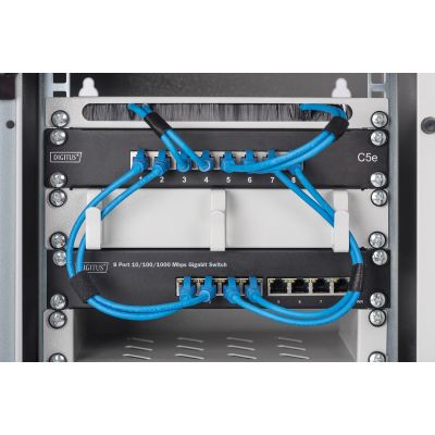 29. Przełącznik L2 zarządzany Gigabit Ethernet PoE 8-portowy, 10 cali, 80W PoE budget