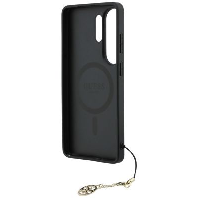 6. Etui Guess 4G Classic Logo Charm MagSafe na Samsung Galaxy S26 Ultra - brązowe