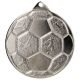 5. MEDAL STALOWY PIŁKA NOZNA FI 50 MMC8850/S - SREBRNY