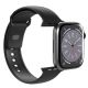 4. Pasek silikonowy Puro Icon do Apple Watch 38 / 40 / 41 mm - czarny (2 szt.)