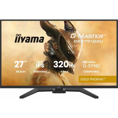 30. iiyama G-MASTER GB2791QSU-B1 monitor komputerowy 68,6 cm (27") 2560 x 1440 px Wide Quad HD Czarny