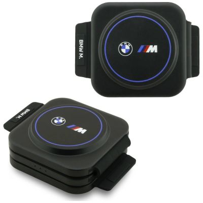 Ładowarka indukcyjna 3w1 BMW M Qi2 15W Print Logo - niebieska