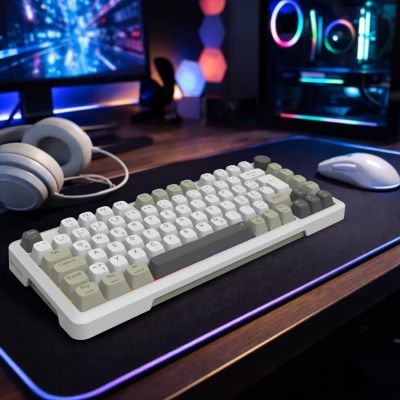 7. Inca IKG-455 klawiatura Gaming USB + RF Wireless + Bluetooth QWERTY Niemiecki Biały