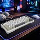 7. Inca IKG-455 klawiatura Gaming USB + RF Wireless + Bluetooth QWERTY Niemiecki Biały
