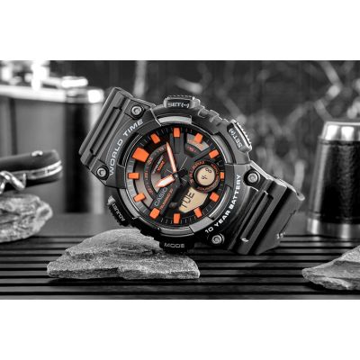 6. Zegarek Męski CASIO Gerton AEQ-110W-1A2VDF + BOX