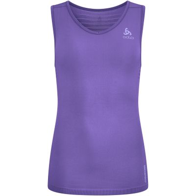 2. Koszulka damska Odlo PERFORMANCE X-LIGHT BL TOP v-neck singlet fioletowa