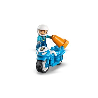5. LEGO DUPLO TOWN 10471 Niebieski motocykl policyjny