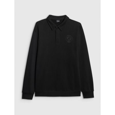 7. Bluza dresowa regular z kołnierzykiem męska 4F 4FRAW25TSWSM2546-20S